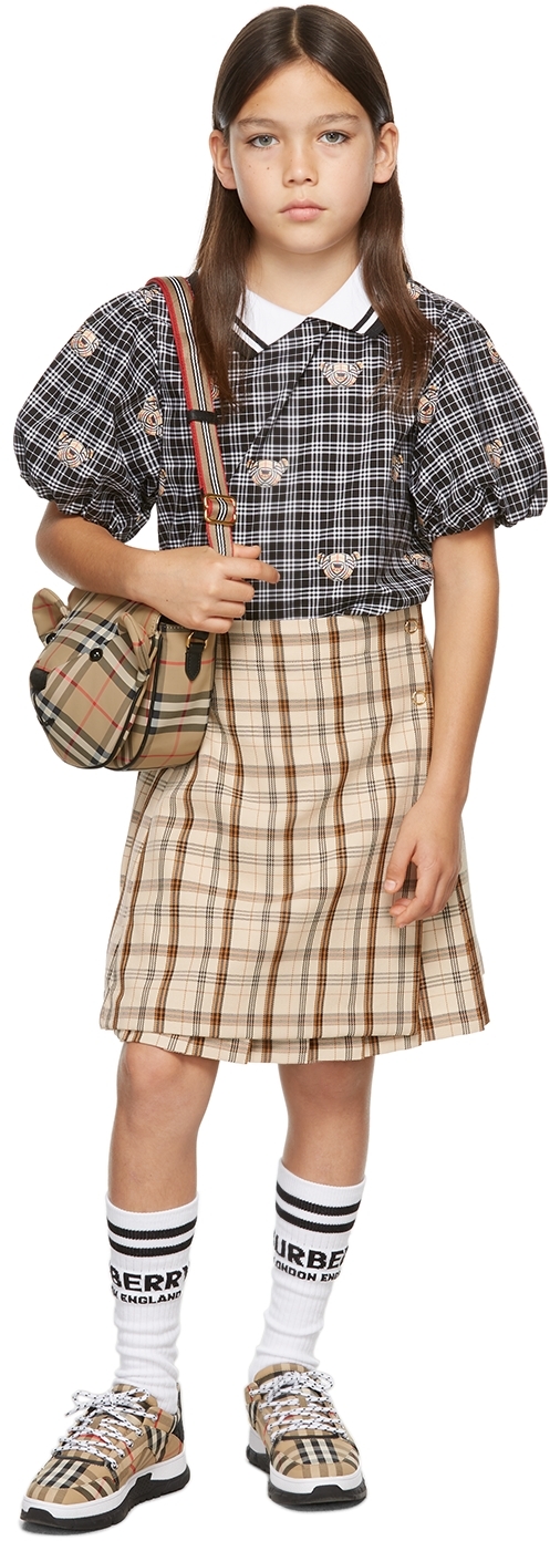 Burberry Kids Vintage Check Pleated Skirt - Farfetch | Skirts for kids, Burberry  kids, Pleated skirt