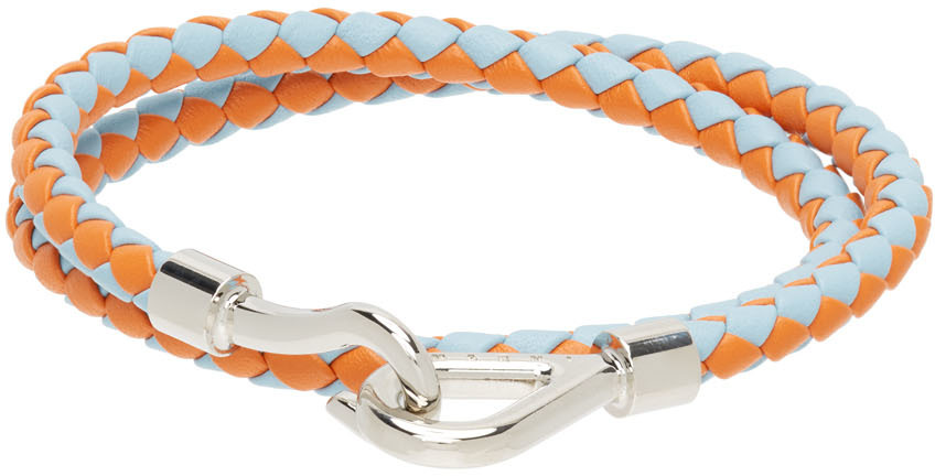 Marni Blue & Orange Double Wrap Bracelet