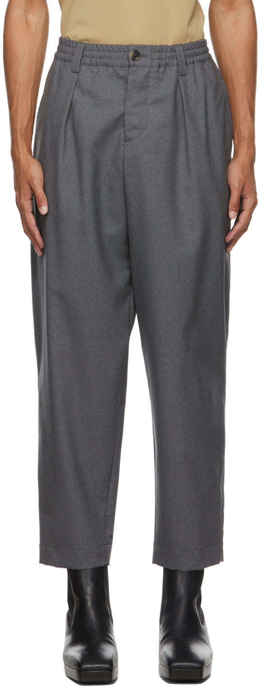 Marni: Wool Tropical Trousers | SSENSE Canada