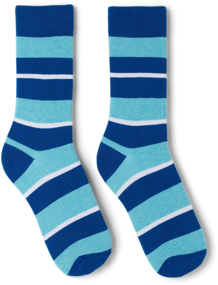 Marni Kids Blue Stripes Socks