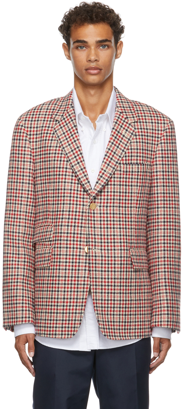 thom browne tweed jacket