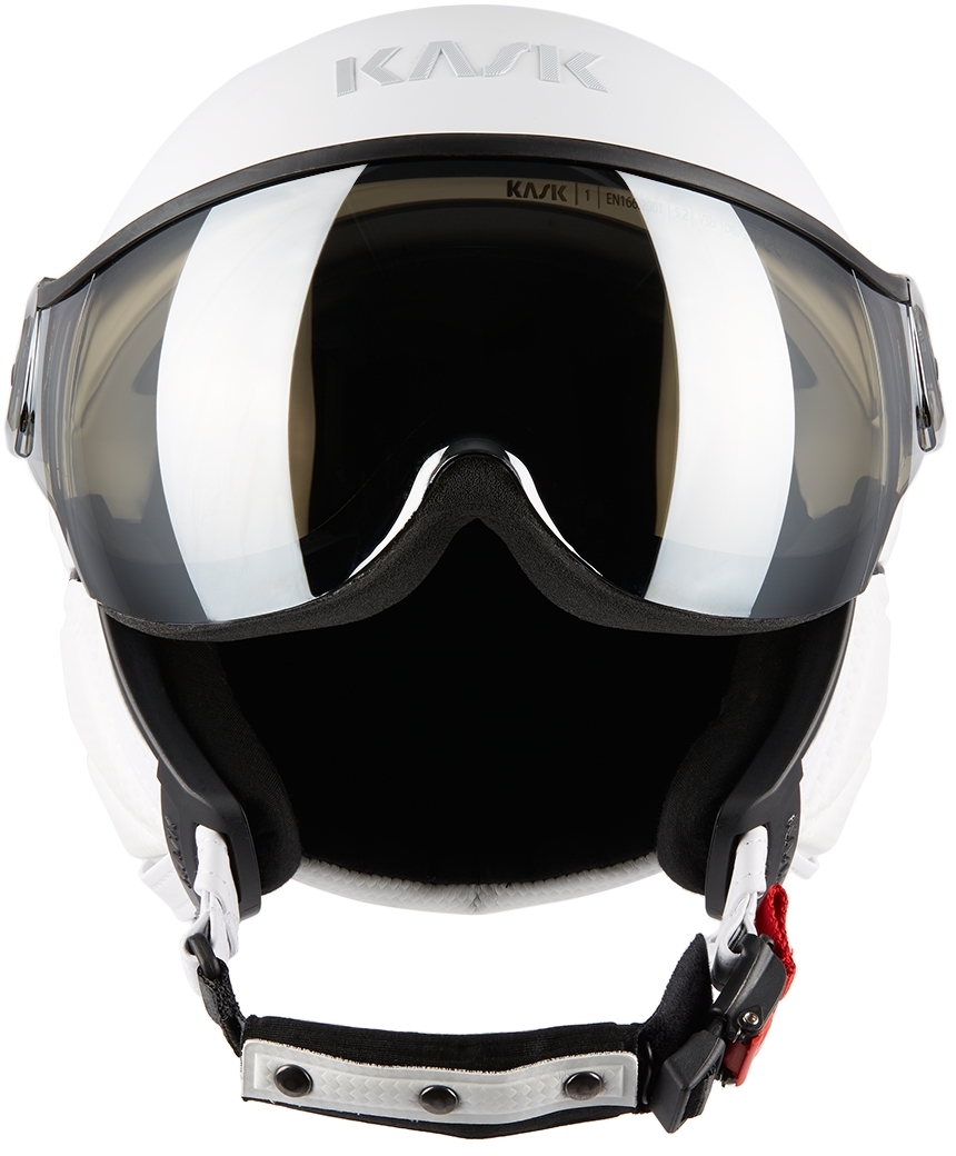 White Piuma R Visor Helmet