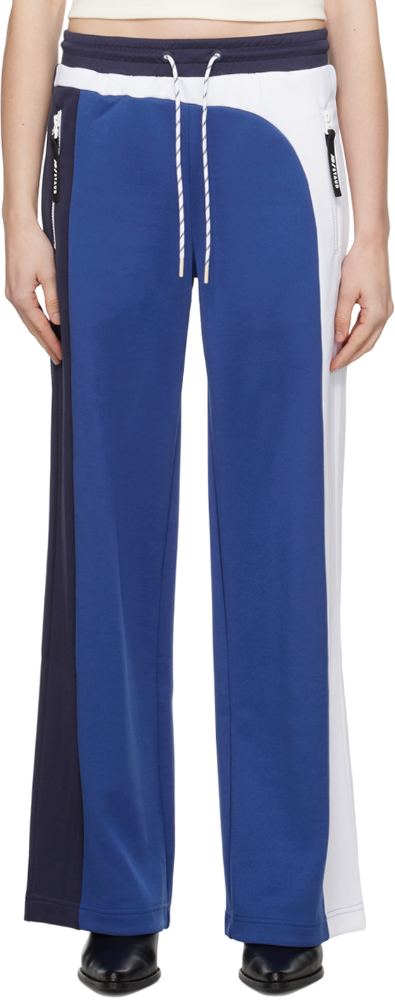 Staud Blue & White New Balance Edition Paneled Lounge Pants
