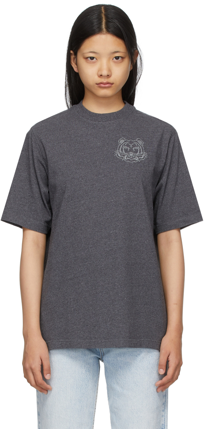 Kenzo Grey Re/Kenzo Limited Edition Relaxed T-Shirt