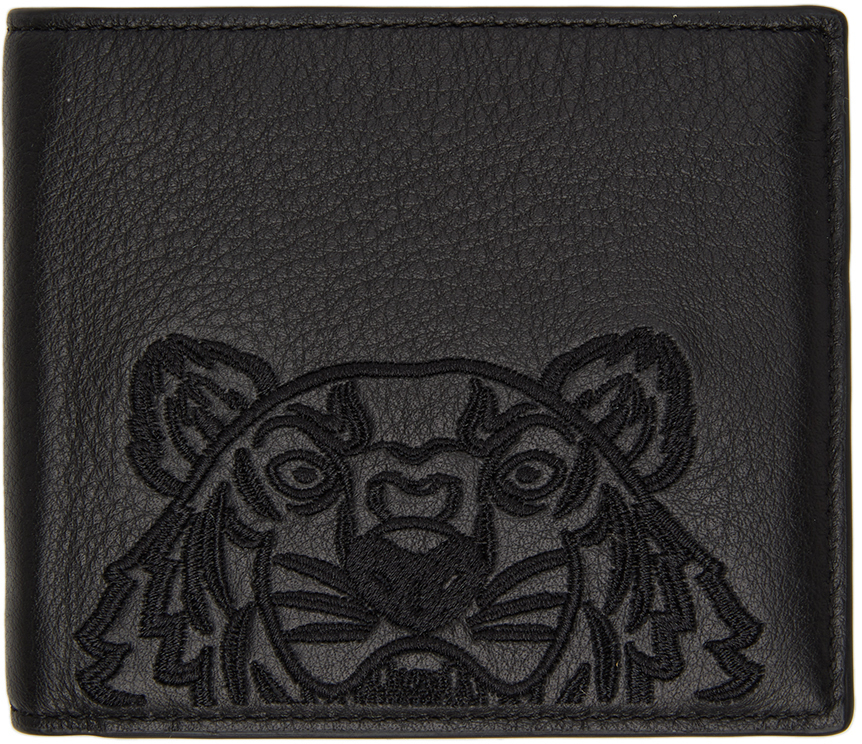 Kenzo Black Kampus Wallet SSENSE UK