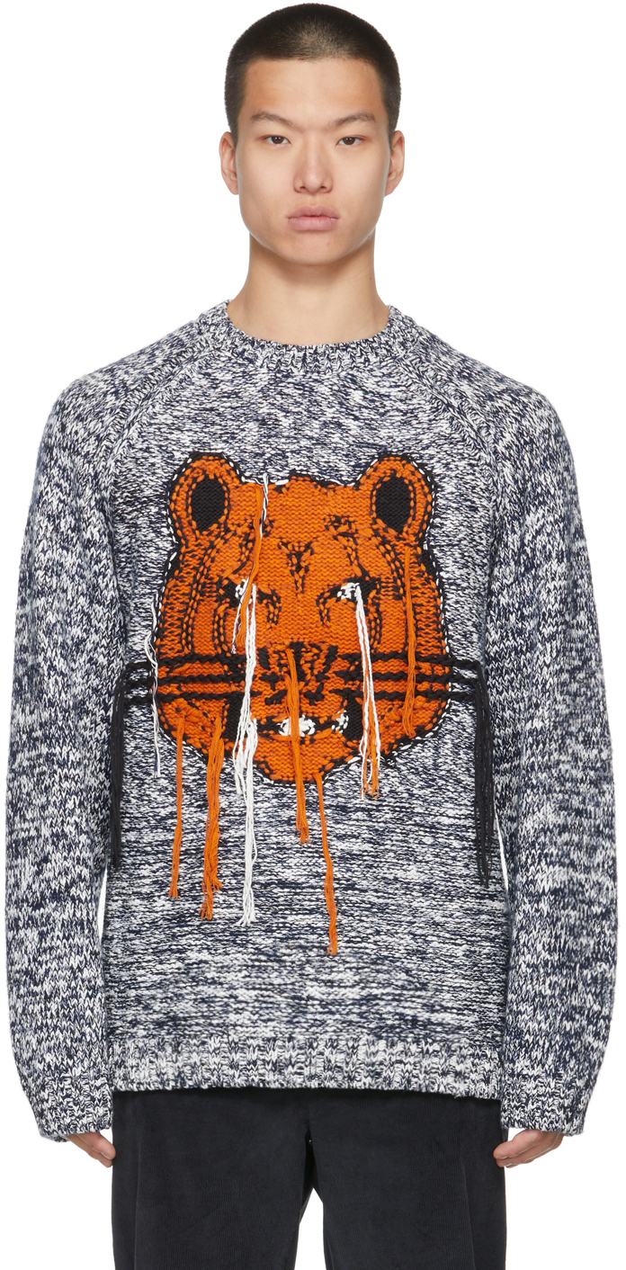 kenzo intarsia sweater