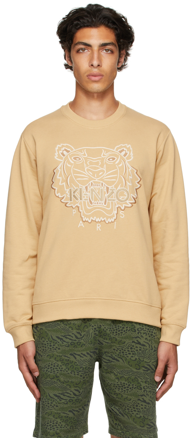 beige kenzo sweatshirt