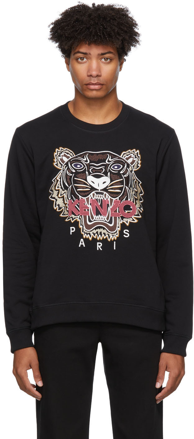 Kenzo: Embroidered Tiger Sweatshirt | SSENSE