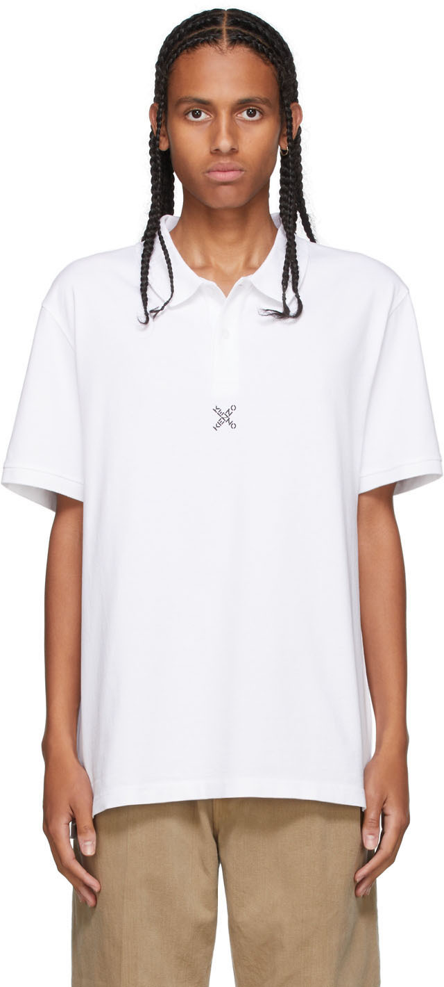 Kenzo: ホワイト Sport ポロシャツ | SSENSE 日本