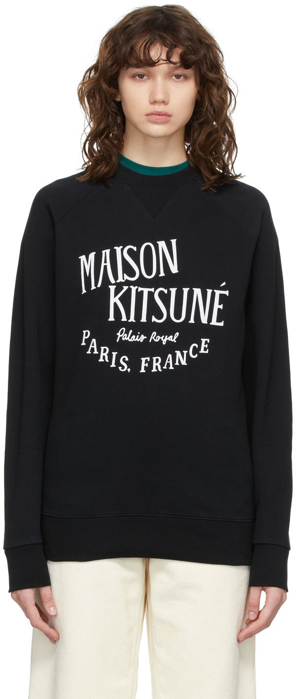 Black Sweatshirt by Maison on Sale