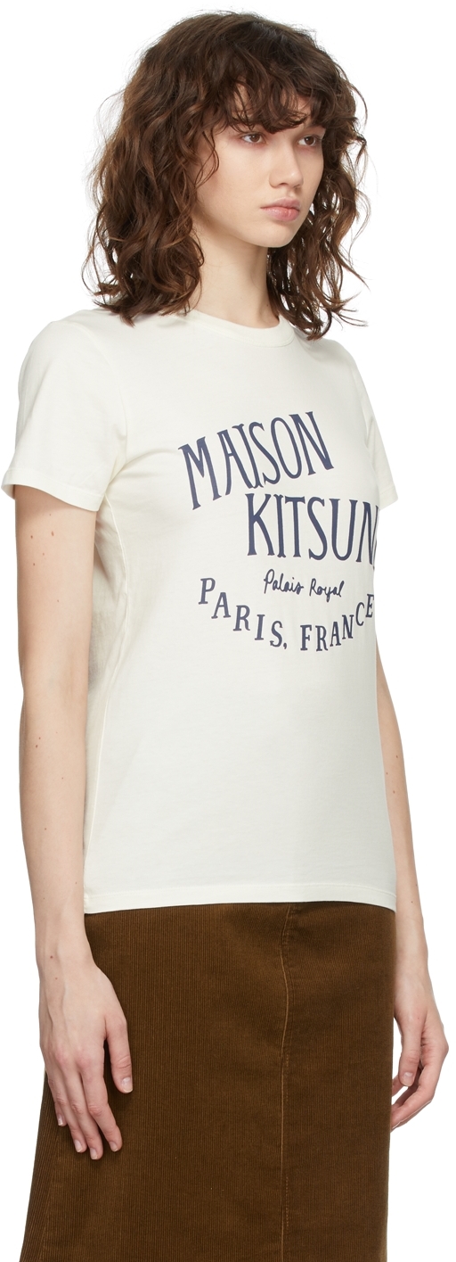 Maison Kitsuné Off-White Palais Royal Classic T-Shirt | Smart Closet