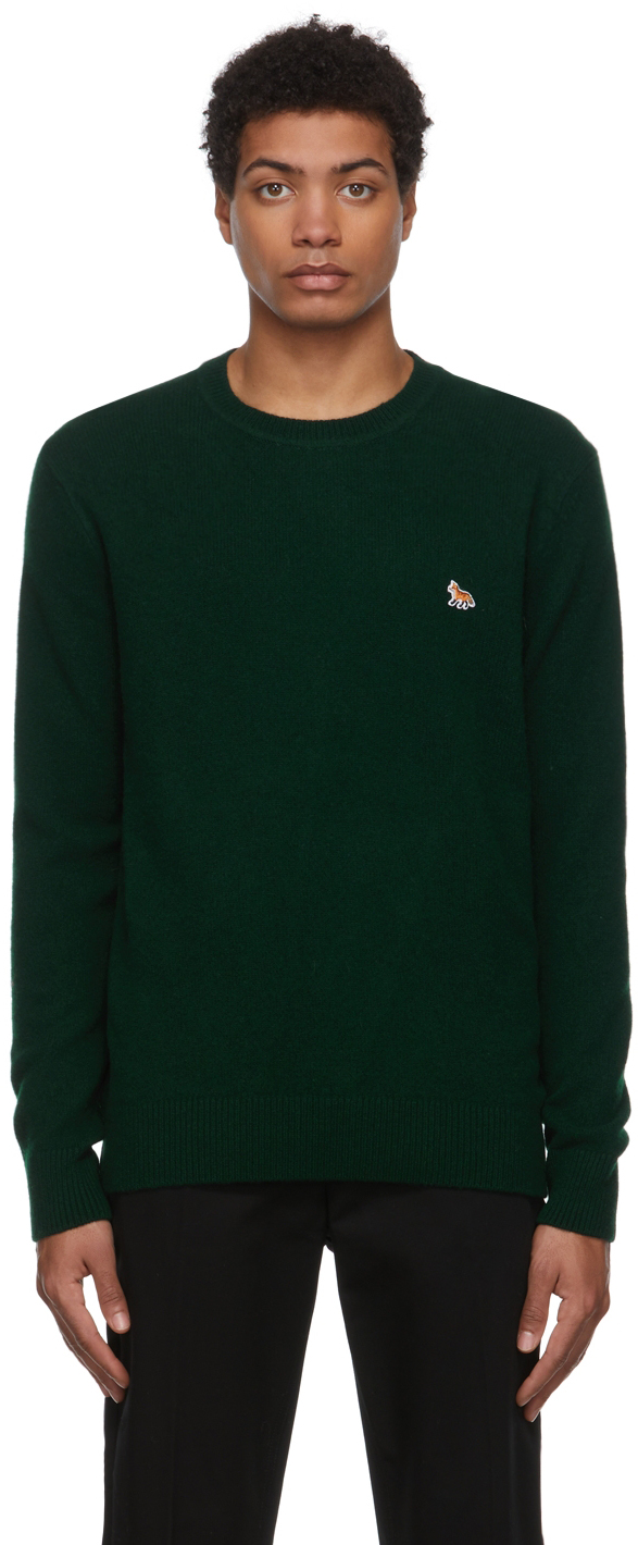 Maison Kitsuné グリーン セーター