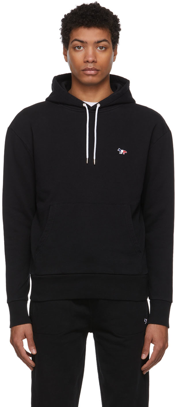 maison kitsune zip moletom com capuz