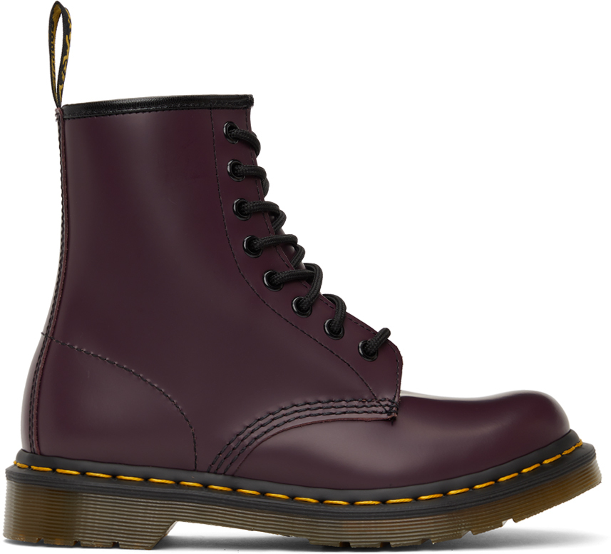 Dr. Martens: Purple 1460 Boots | SSENSE Canada