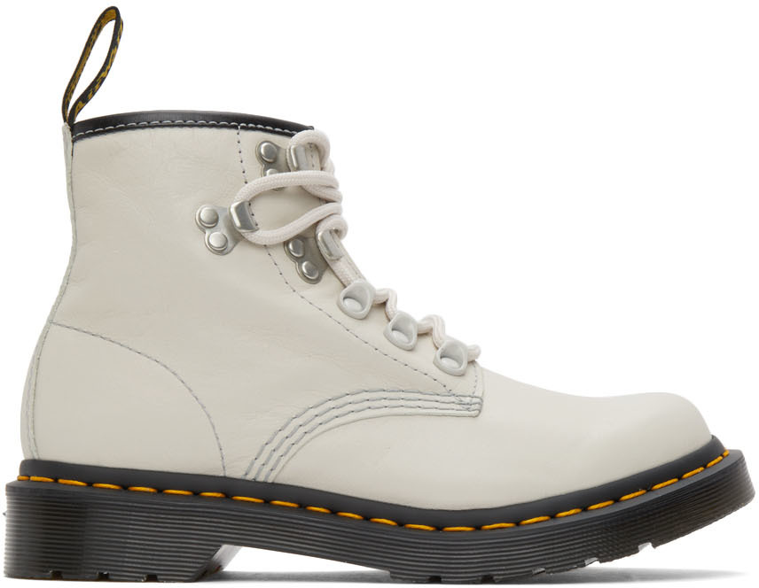 Dr. Martens: Off-White 101 Hardware Virginia Boots | SSENSE Canada