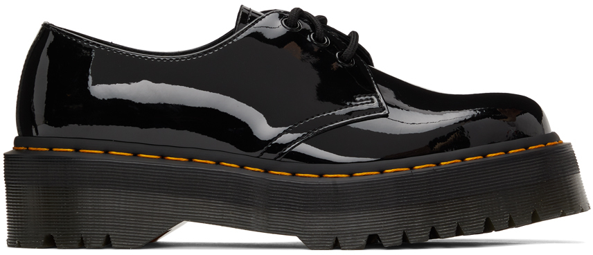 black 1461 quad zip derbys