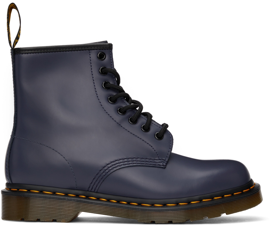 Dr. Martens Blue 1460 Lace-Up Boots - 27139403