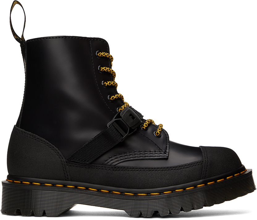 Black 'Made In England' 1460 Tech Boots