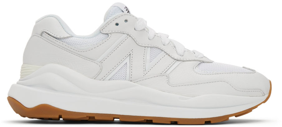 White 57/40 Sneakers | SSENSE Canada