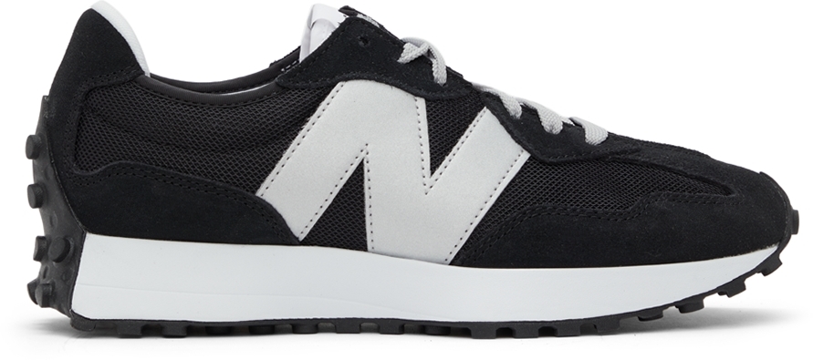 Black & Grey 327 Sneakers by New Balance on Sale
