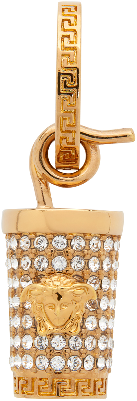 Versace Gold Embellished Charm