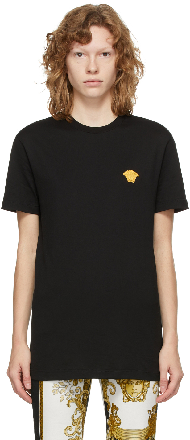 Versace Black Small Medusa Head T-Shirt