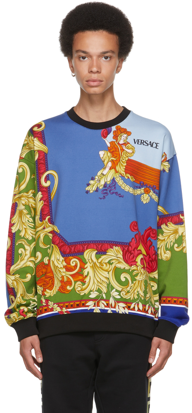 Versace Multicolor Medusa Renaissance Sweatshirt