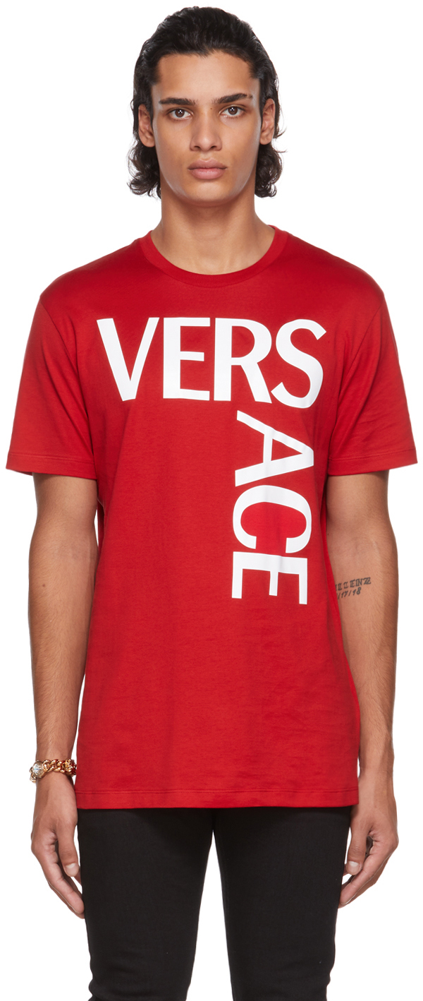 Versace Red Logo T-Shirt