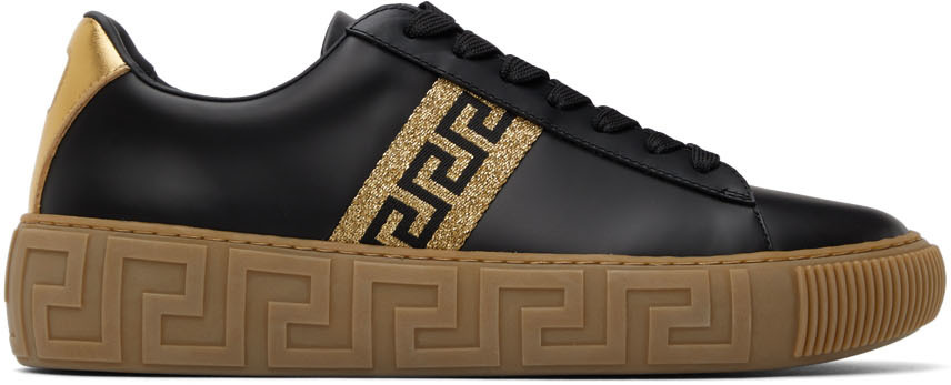 versace sneakers brown