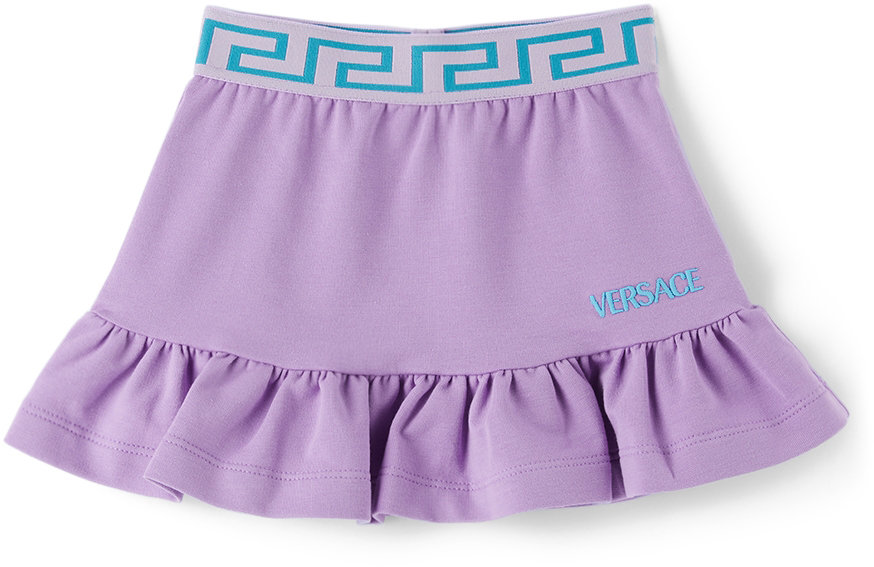 Versace Baby Purple Ruffled Skirt