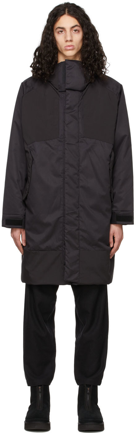 Black Down Monster Parka Coat