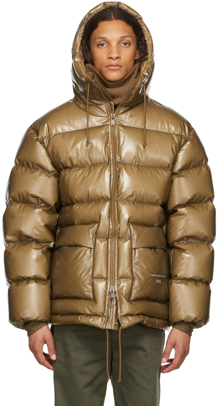 brown bubble coat