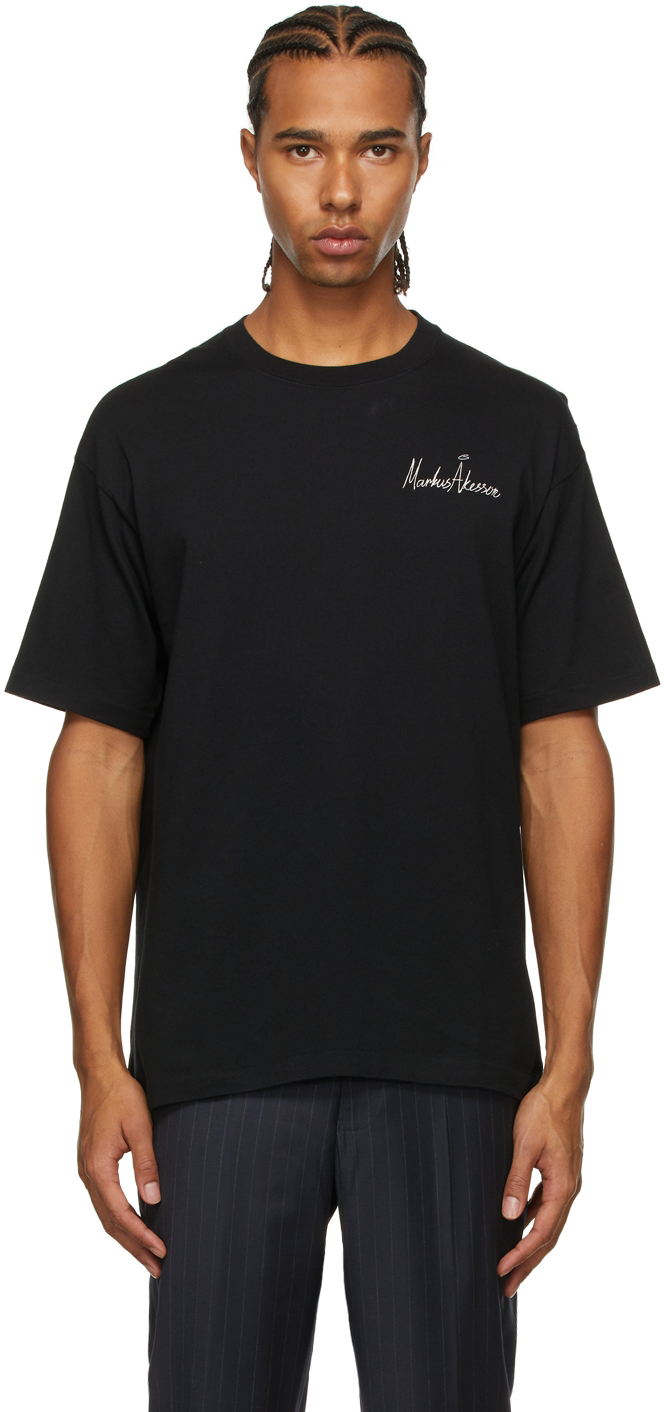 Undercover Black Markus Akesson Edition Graphic T-Shirt | Smart Closet