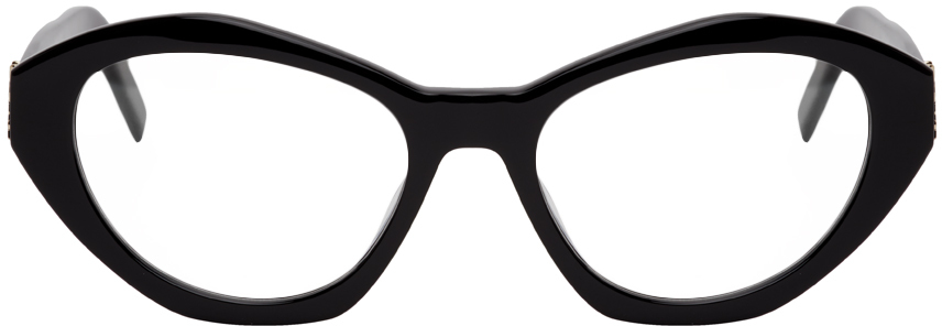 Saint Laurent Black SL M60 Cat-Eye Glasses