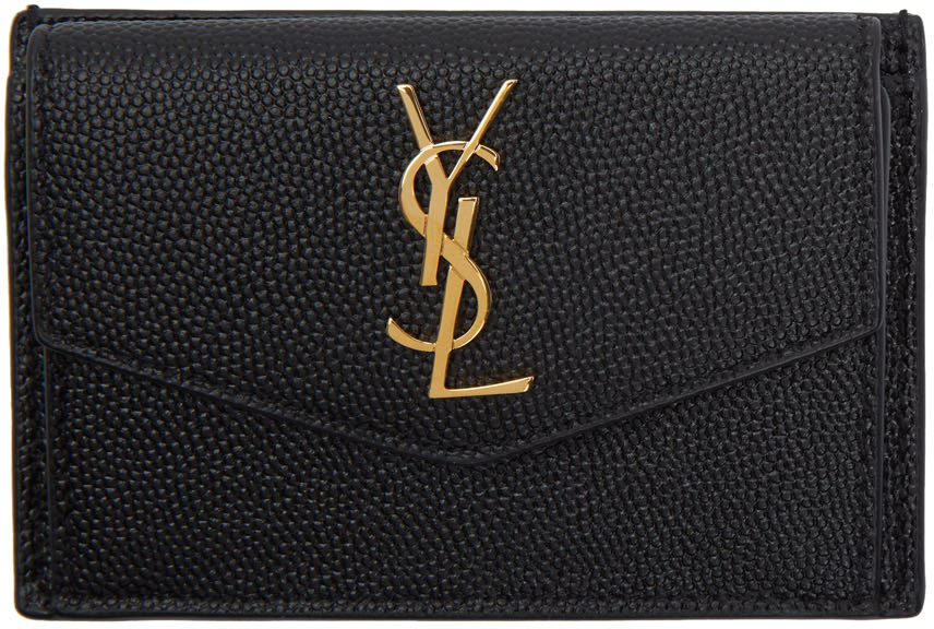 ysl snakeskin card holder