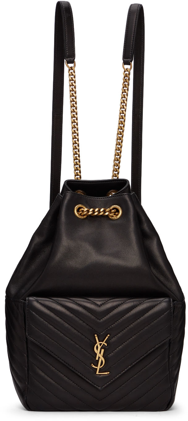 saint laurent black backpack