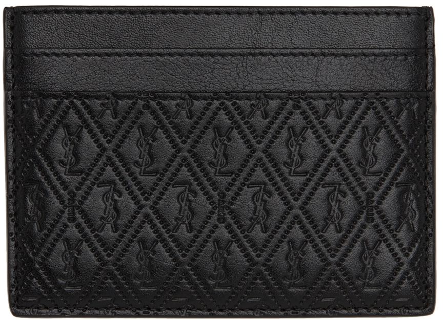 ssense saint laurent card holder