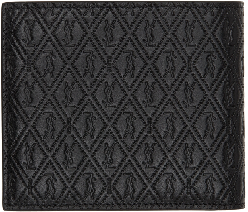 Black 'Le Monogramme' All Over East/West Wallet