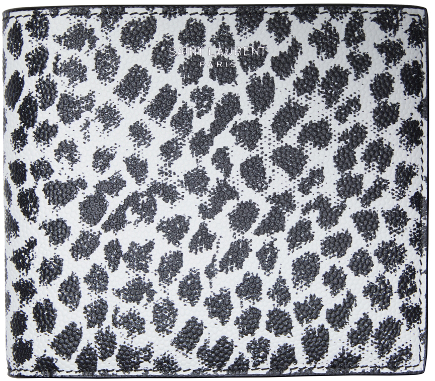 saint laurent leopard wallet