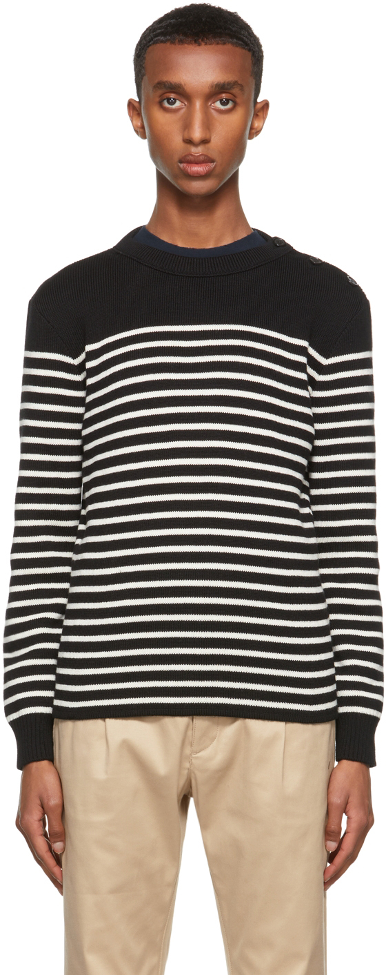 off white striped sweater