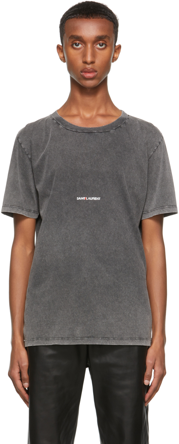Grey Rive Gauche Logo T-Shirt