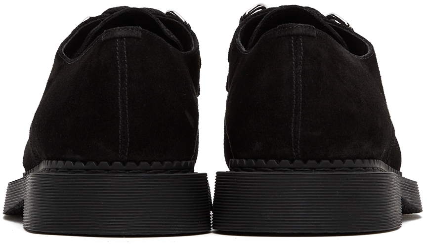 Saint Laurent Black Suede Teddy Derbys | Smart Closet