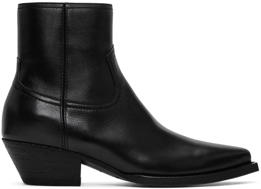 saint laurent zip boots