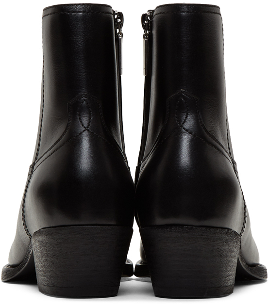 靴 2018ss Saint Laurent side zip boots Saint Laurent Black Lukas Zip Boots | Smart Closet