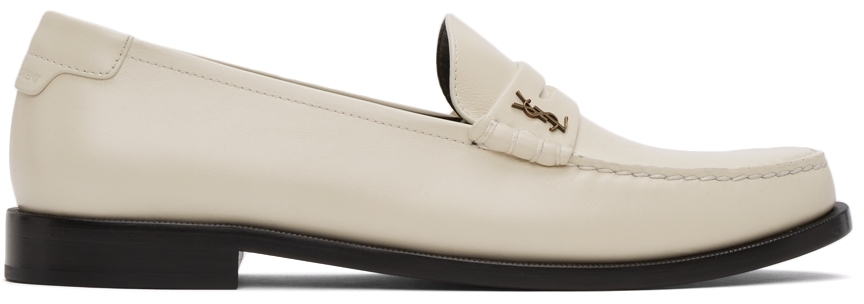Saint Laurent Off-White 'Le Loafer' Loafers