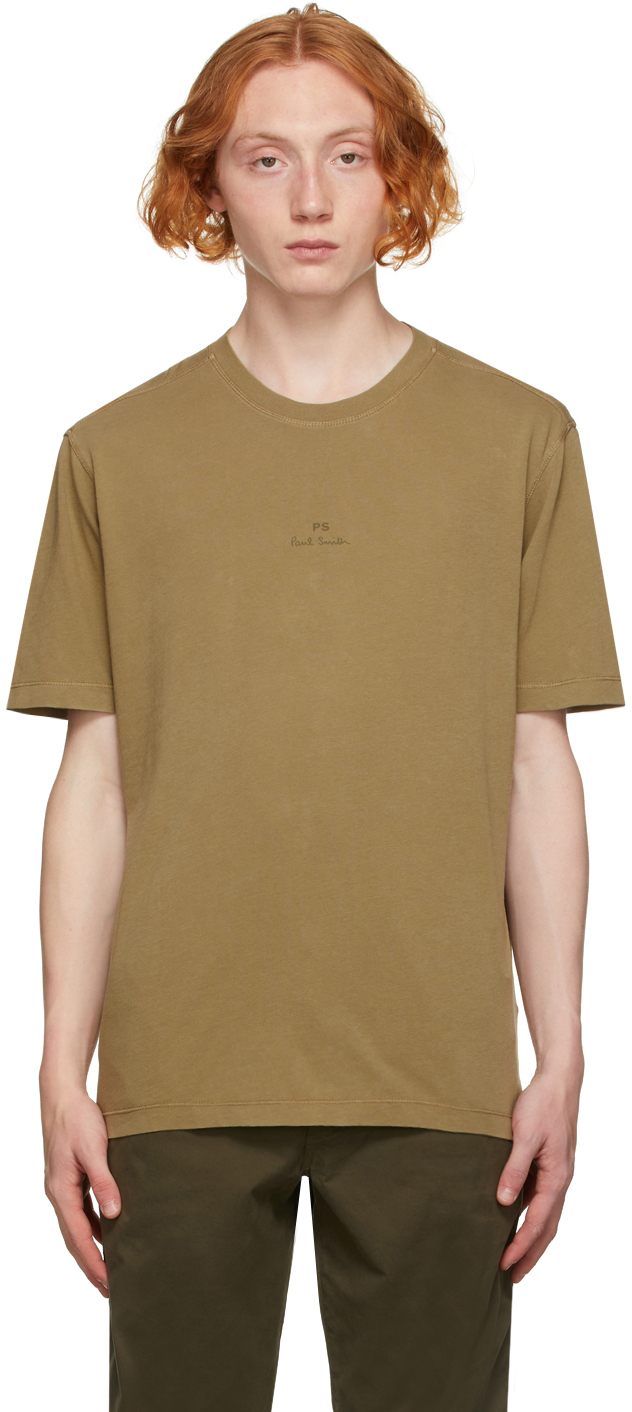 PS by Paul Smith Green Stack Logo T-Shirt