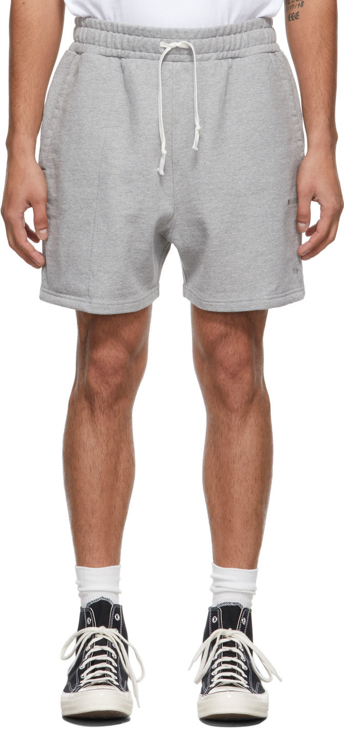 Grey CDLP Cotton French Terry Shorts in Grey Mens Shorts CDLP Shorts for Men 