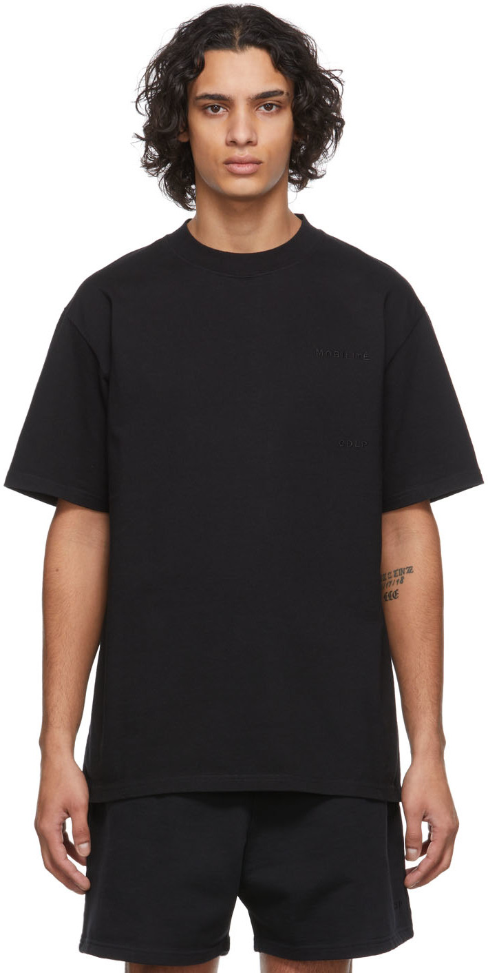 CDLP: Black Heavy Jersey T-Shirt | SSENSE