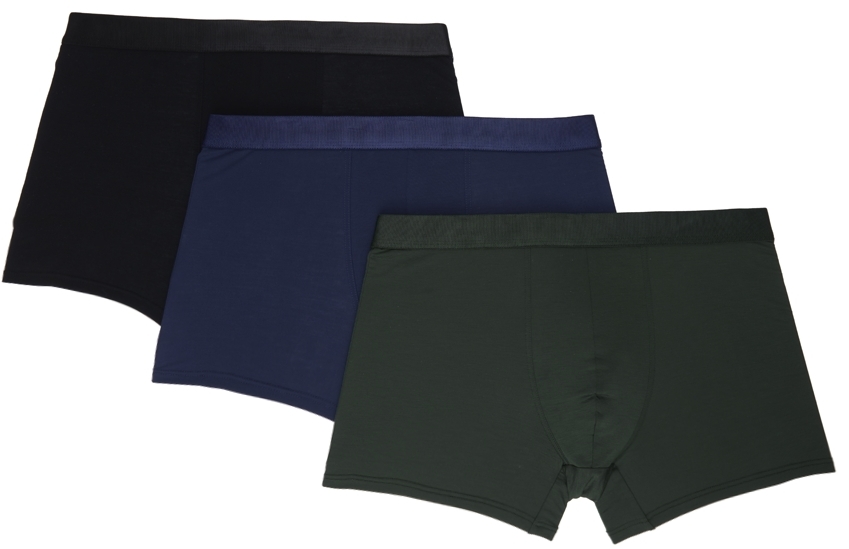 CDLP Set Of 3 Boxers in Blue for Men Mens Underwear CDLP Underwear 