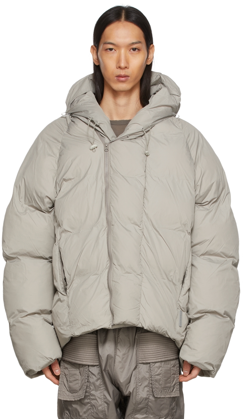Hyein Seo Taupe Puffer Jacket | Smart Closet